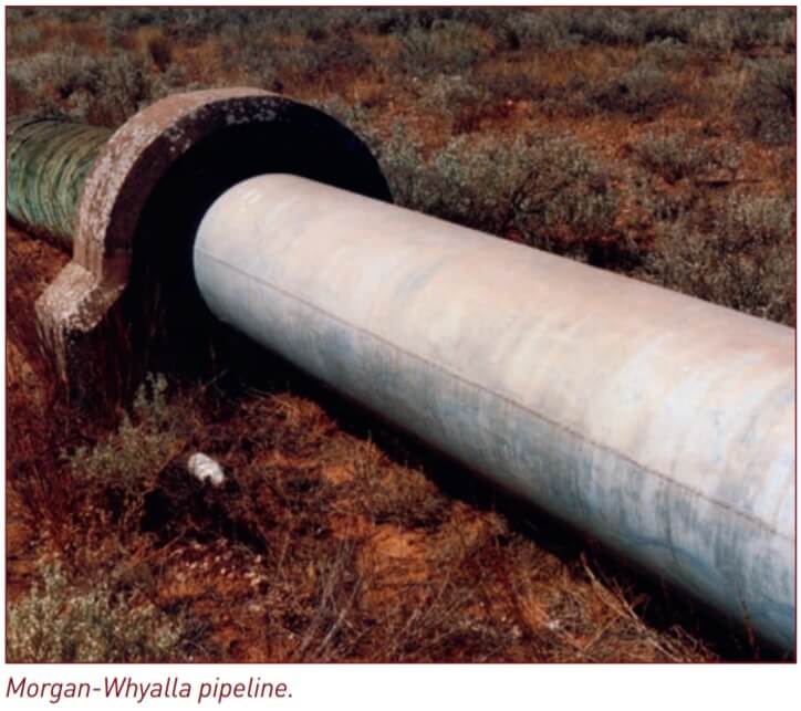 Figure 3. Morgan-Whyalla pipeline.