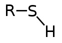 chemical formula for mercaptan, R-SH